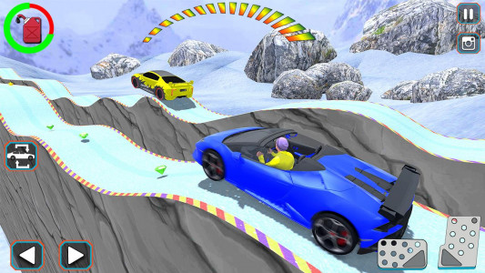 اسکرین شات برنامه Car Stunt Game Mountain Climb 5