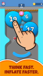 اسکرین شات 5 بازی Puff Up - Balloon puzzle game
