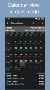 اسکرین شات برنامه Timesheet - Work Hours Tracker 8