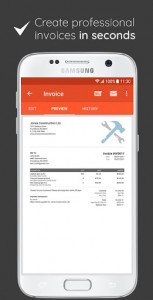 اسکرین شات برنامه Invoice Maker: Estimate & Invoice App 3