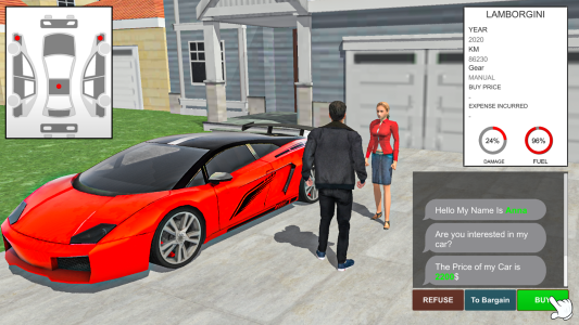 اسکرین شات 1 بازی Car Saler 3d : Buy & Rent Cars
