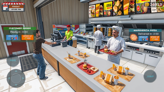 اسکرین شات بازی Fast Food Store Simulator Game 1
