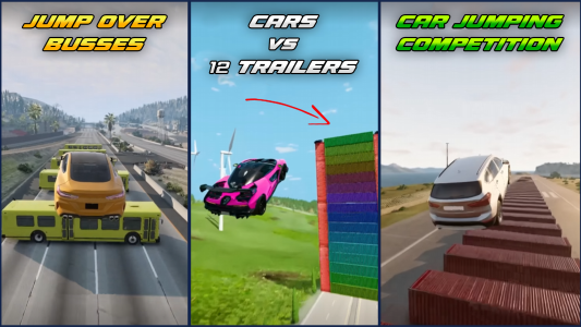 اسکرین شات 6 بازی Mega Car Crash Car Driving Sim