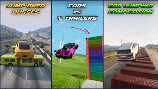 اسکرین شات بازی Mega Car Crash Car Driving Sim 5