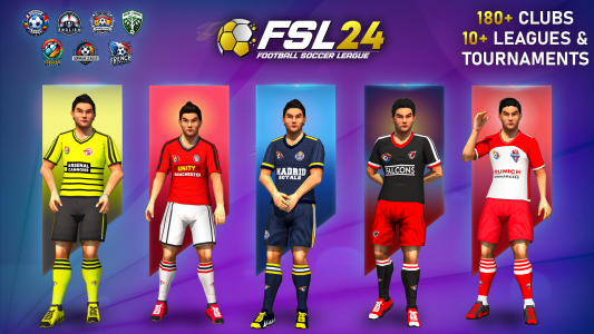 اسکرین شات 6 بازی FSL24 : Football Soccer League