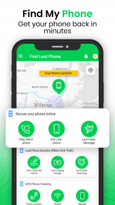 اسکرین شات برنامه Find My Phone: Find Lost Phone 1