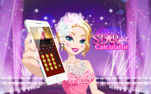 اسکرین شات برنامه Star Girl Calculator 1