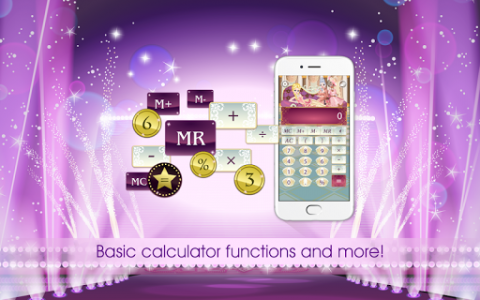 اسکرین شات برنامه Star Girl Calculator 3