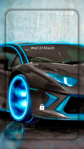 اسکرین شات برنامه Neon Cars Live Wallpaper HD: backgrounds & themes 7