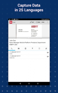 اسکرین شات برنامه Business Card Reader - Business Card Scanner 7