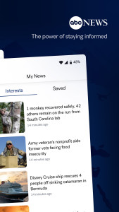 اسکرین شات 2 برنامه ABC News: Breaking News Live