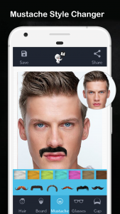 اسکرین شات 3 برنامه Men Hair Style - Hair Editor