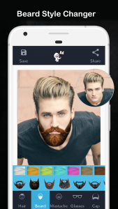 اسکرین شات 2 برنامه Men Hair Style - Hair Editor