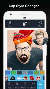 اسکرین شات 5 برنامه Men Hair Style - Hair Editor