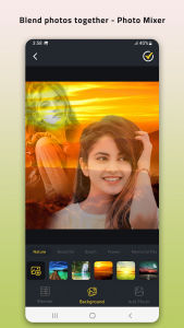 اسکرین شات 1 برنامه Photo Blender Mixer