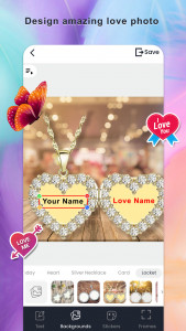 اسکرین شات 5 برنامه Name on necklace - Name art