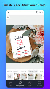 اسکرین شات 1 برنامه Name On Pics, invitation maker