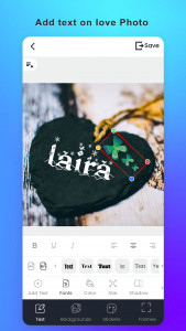 اسکرین شات 2 برنامه Name On Pics, invitation maker