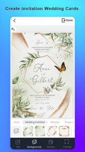 اسکرین شات 3 برنامه Name On Pics, invitation maker