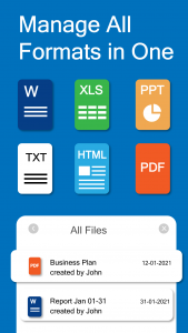 اسکرین شات برنامه XLSX Viewer: XLS file Reader & Document Manager 2