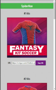 اسکرین شات برنامه Fantasy Kit Soccer 3