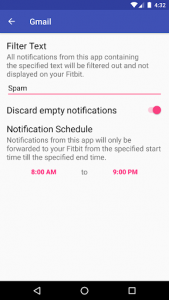 اسکرین شات برنامه Fit Notifications (for Fitbit) 5