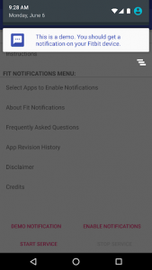 اسکرین شات برنامه Fit Notifications (for Fitbit) 8