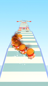 اسکرین شات بازی Burger Stack Runner 3D 3