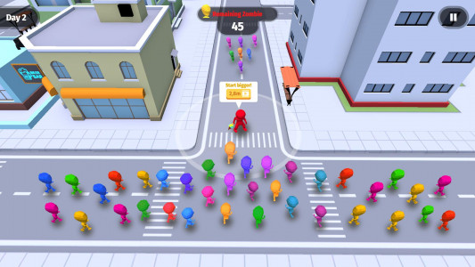 اسکرین شات بازی Move.io: Move Stop Move - Stickman Crowd 3D 6