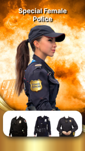 اسکرین شات برنامه Police Suits - AI Photo Editor 5