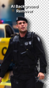 اسکرین شات 1 برنامه Police Suits - AI Photo Editor