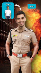 اسکرین شات برنامه Police Suits - AI Photo Editor 3