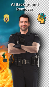 اسکرین شات برنامه Police Suits - AI Photo Editor 2