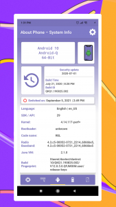 اسکرین شات برنامه About Phone – System Device Info | CPU Information 2