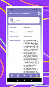 اسکرین شات برنامه About Phone – System Device Info | CPU Information 8