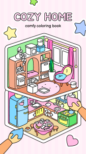اسکرین شات 1 بازی Cozy Home: Comfy Coloring Book