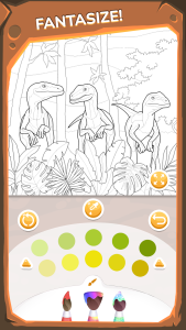 اسکرین شات 5 بازی Dino Coloring Book for Kids