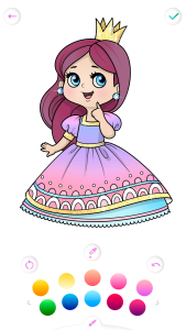 اسکرین شات 2 بازی Princess Color Gradient