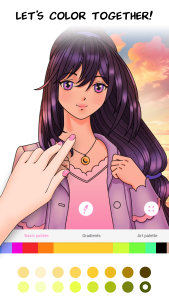 اسکرین شات 5 بازی Anime Games Coloring Book