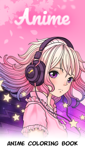 اسکرین شات 1 بازی Anime Games Coloring Book