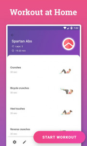 اسکرین شات برنامه Abs Workout - Absbee 8