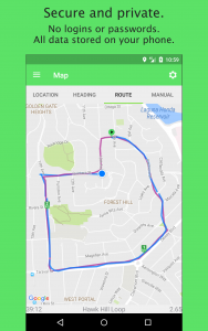 اسکرین شات برنامه Walkmeter Walking & Hiking GPS 3