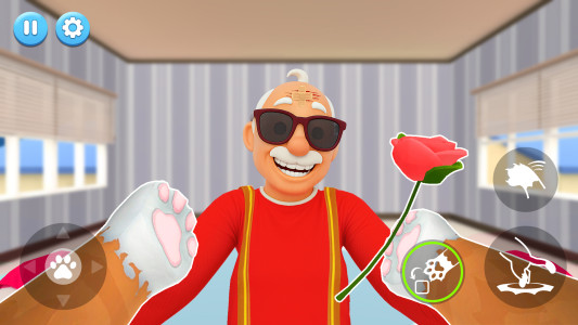 اسکرین شات 2 بازی Angry Grandpa: Cat Simulator