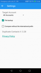 اسکرین شات برنامه Duplicate Contacts 6
