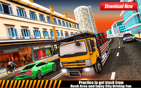 اسکرین شات بازی Police Car Chase Cargo Truck Driver – Truck Games 1
