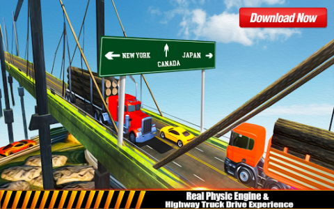 اسکرین شات بازی Police Car Chase Cargo Truck Driver – Truck Games 4