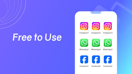 اسکرین شات 4 برنامه Account Space: Multi App&Clone