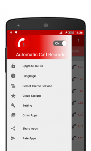 اسکرین شات برنامه Automatic Call Recoreder -ACR 1