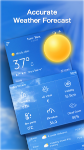 اسکرین شات برنامه Live Weather Forecast 1