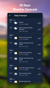 اسکرین شات 6 برنامه Weather Live - Radar & Widget